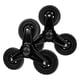 thumbnail image 5 of Carrito de compras plegable 2 uds DYNWAVEMX ruedas triples de goma resistentes negras, 5 of 8