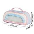 thumbnail image 3 of Estuche para lápices con ventana transparente | Organizador de almacenamiento multicapa | Estuche de gran capacidad para útiles escolares: bolígrafos, marcadores y tijeras, 3 of 7