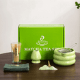 thumbnail image 3 of Batidor de té verde Matcha, juego de té japonés, herramienta de bambú Chasen, cepillo para té, exquisito juego de Matcha para juego de té blanco, 3 of 8