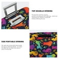 thumbnail image 3 of Pofeuu Colorful Cats Print Luggage Suitcase Cover Protector Luggage Washable Covers Aesthetic for 18/24/28/32 inch Luggage（No luggage included）-Small, 3 of 7