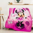 thumbnail image 2 of Disney Minnie Mouse Throw Blanket, Silk Touch, 46x60, Muticolor, 100% Polyester, 1 Each, 2 of 6