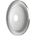 thumbnail image 4 of Ekena Millwork 19"OD x 3 1/2"ID x 1 1/2"P Traditional Thermoformed PVC Ceiling Medallion (Fits Canopies up to 11 1/2"), Aged Dark Steel, 4 of 5