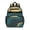 Green and Gold-1, variant on Green and Gold Marble Pattern Backpack for School, Cute School Bag with Adjustable Shoulder Straps and Padded Back, 15.25"x11.5"x5.25"