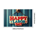 thumbnail image 3 of Colorful Design Happy Labor Day Banner Festive Decoration Durable Material Celebration Sign for Holiday Event Outdoor Decor Public Gatherings, 3 of 8