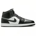 thumbnail image 1 of Ni-k-e [DQ8426-010] Men's Air Jordan 1 Mid Off Noir Toe *NEW*, 1 of 6