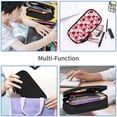 thumbnail image 5 of Goofa Rose Pattern Big Capacity Pencil Pen Case Office College Large Storage High Capacity Bag Pouch Holder Box Organizer, 5 of 9