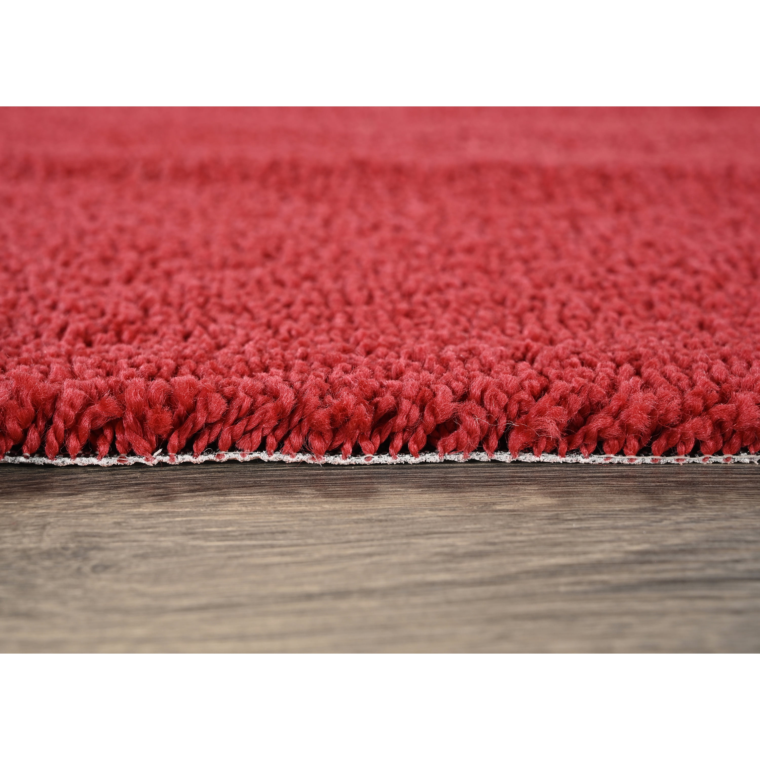 Garland Rug Gramercy Washable Polypropylene Classic Red Bathroom Carpet, 6' x 9'