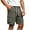 B-Olive Green, variant on TEAJOPSUU Men's Cargo Shorts Plus Size Casual Elastic Waist Drawstring Quick Dry Gym Beach Sports Shorts with Pockets E-Orange