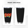 thumbnail image 3 of LGBT Pride Rainbow Gay Fingerprint 20oz Stainless Steel Tumbler With Lid And Straw Spill-Proof Insulation Travel Tumbler Cups Vacuum Coffee Cup For Ice Drinks & Hot Beverages, 3 of 6