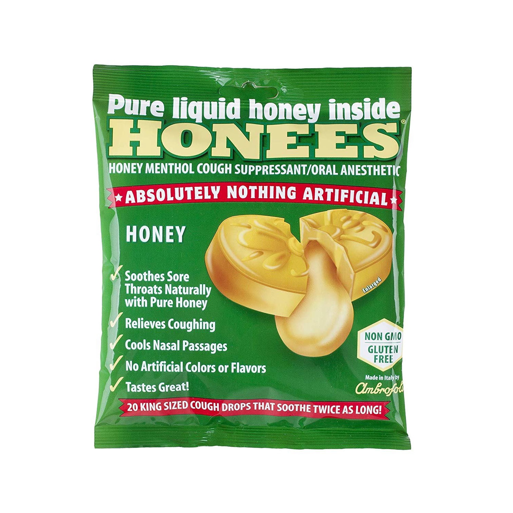 Honees Honey Menthol Drops