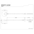 thumbnail image 2 of Kingston Brass CC2111 Stopper for CC2091 CC2111, 2 of 2
