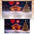thumbnail image 2 of SIfdSeng Bannière de Porte de Garage Rapide Design Réactif avec 2 Modes d'Éclairage pour Extérieur Festif Fluorescent Phosphorescent avec Décoration de Fête de Noël de Dessin Animé, 2 of 7