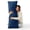 Blue, variant on Cheer Collection Shaggy Hair TV and Reading Pillow, Black