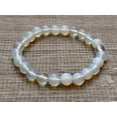 thumbnail image 2 of Opalite Crystal Bead Bracelet 8mm, Wholesale Genuine Opalite Stretch Gemstone Bracelet, Gift for Men & Women (10), 2 of 9