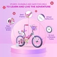 thumbnail image 2 of Bike Titan Flower Princess BMX para niñas de 16 pulgadas para niños de 4 a 9 años, 2 of 7