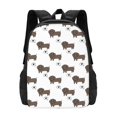 thumbnail image 3 of Balery Dachshund Dog Backpack for Men and Women - Durable 600D Oxford Cloth -Large Capacity, Water-Resistant School, Travel, and Hiking Bag, 3 of 9