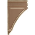 thumbnail image 2 of Ekena Millwork 5"W x 6"D x 10 1/2"H Medium San Juan Wood Vintage Decor Corbel, Weathered Brown, 2 of 6