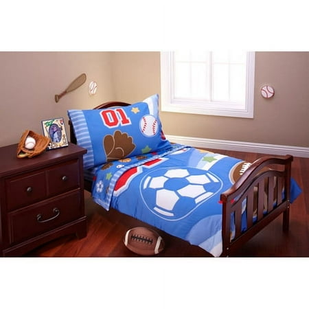 DISCONTINUED - Everything for Kids - Lil' All Star 4-Piece Toddler Bedding Set