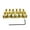 Gold, variant on MOMOJIA Standard Electric Guitar Bridge String Pad With Quick Install Plan