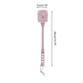 thumbnail image 2 of Unique Bargains Long Handle Bath Brush 15.74"x2.75"x1.18" 1 Set Pink Fine Sand, 2 of 5