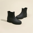 thumbnail image 2 of YOURDIARY Women's Short Rain Boots Fashion Waterproof Chelsea Boots For Ladies, 2 of 9