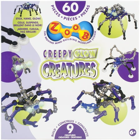 UPC 635694140031 product image for ZOOB Pieces 60/Pkg-Creepy Glow Creatures | upcitemdb.com
