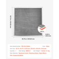 thumbnail image 4 of Air Conditioning Furnace Filter, Washable Reusable 20x20x1 MERV 8 Aluminum Air Conditioning Furnace Filter, Home Office Electrostatic Air Filter, Actual 19.75x19.75x0.82, 4 of 9