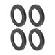thumbnail image 1 of Ofertas Únicas 4 Pcs Anillos Centrados en el Cubo de Rueda del Coche Anillos de Policarbonato Negros para el Eje Central de las Ruedas Absorción de Choques OD 100.1mm a ID 66.6mm, 1 of 7