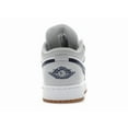 thumbnail image 4 of Jordan Kid's 1 Low White Neutral Grey Gum Midnight Navy Basketball Shoes, from StockX, 4 of 5