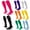 Orange, variant on 1 Pairs Scrunch Compression Socks Sports Long Socks, Non Slip Men Football Socks for Youth Adults, Soccer Athletic Socks