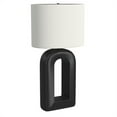 thumbnail image 3 of Leers Modern Table Lamp in Black Finished Metal, 3 of 4