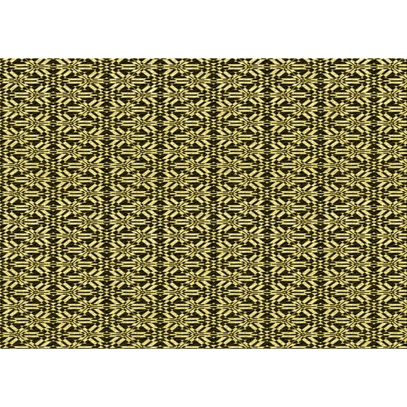 Ahgly Company Indoor Rectangle Patterned Midnight Gray Area Rugs, 5' x 8'
