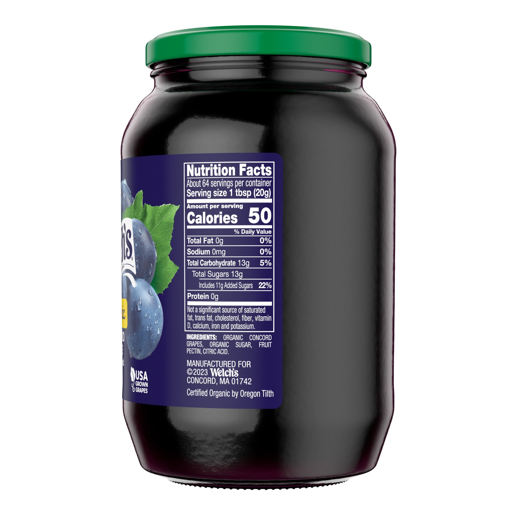 Welch's 45oz Organic Concord Grape Spread