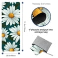 thumbnail image 4 of Daisy Gym Towel with Storage Bag, 72.8"x26.8", Suitable for Yoga, Pilates, Fitness, Yoga Blanket, Yoga Towels, Yoga Mat Towel, 4 of 6