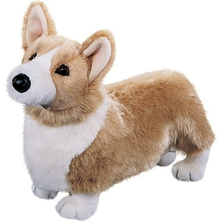 KONNER the WELSH CORGI Dog Plush Douglas Cuddle Toys Brown Black White 18