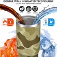 thumbnail image 5 of Camouflage 30oz Handheld Travel Tumbler with Handle – Double Wall Stainless Steel Insulated Cup, Flip Straw Lid, Leak-Proof & BPA-Free for Hot and Cold Drinks – Durable Coffee & Juice Mug Black, 5 of 6