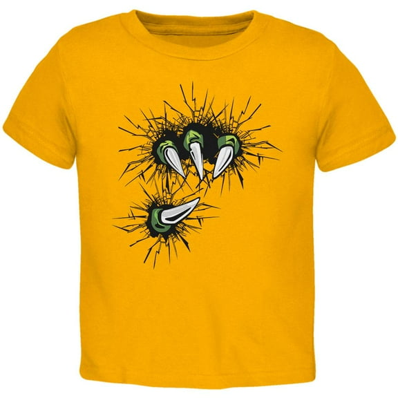 Dinosaur Claw Gold Toddler T-Shirt - 3T