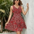 thumbnail image 3 of Bandana Style Print Sundress Sleeveless Dress Summer Women Clothes Dress for Women Dresses, 3 of 7