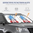 thumbnail image 4 of Saiise Medicine Gnome Truck Red for Foldable Car Sun Shades (2-Pack) Offer Sun Protection with an Easy-fold Design for Convenient Windshield Shading-Large, 4 of 6