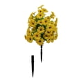 thumbnail image 2 of Violetas artificiales para insertar en macetas,flores artificiales para patios interiores,simulación realista,no necesita riego,hogar,oficina,jardín., 2 of 5