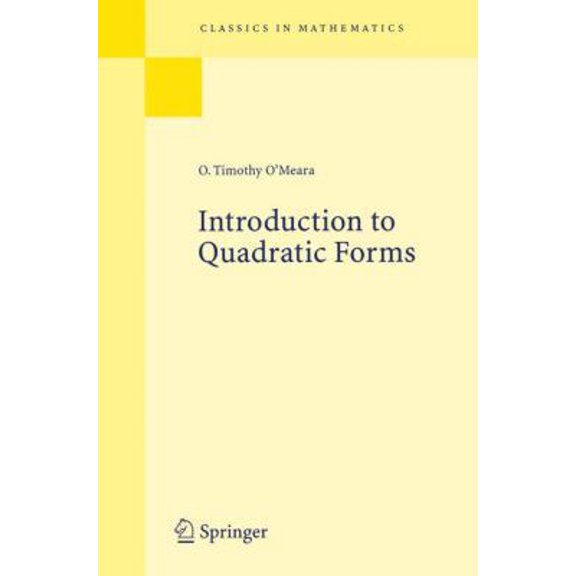 Pre-Owned Introduction to Quadratic Forms (Hardcover) 3540029842 9783540029847