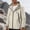 Beige, variant on Fall Outerwear Jackets for Men Women Plus Size, Adjustable Cuffed Sleeve, Full Zip, Drawstring Lightweight Hooded Jackets for Travel, Running, Hiking Windbreaker Rain Coats with Pockets
