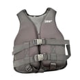 thumbnail image 2 of Lipstore Life Jacket Waistcoat Sports Gear Life Vest for Windsurfing Kayaking Rafting Gray XXL, 2 of 8