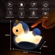 thumbnail image 2 of Luz de noche con forma de caballo mecedor de arcoíris y unicornio para niños, luz de noche de silicona para bebés con temporizador, lámpara LED portátil de unicornio para guardería, luz de noche regul, 2 of 5