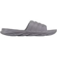 thumbnail image 4 of ABSOLUTE FOOTWEAR Mens Easy Slip On Summer Holiday Beach Pool Slider Mule Sandals Flip Flops - Grey - US 10, 4 of 7