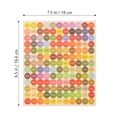 thumbnail image 2 of FUEENIRVA Assorted Color Cross Label Stickers, Paper Craft Stickers 2 Sets for and Scrapbooking, 2 of 8