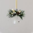 thumbnail image 1 of Adorno de Campana de Navidad, Decoración Colgante para de Navidad, Adornos Navideños, Campana de Cristal, Campana Artesanal, para Anive Estilo F, 1 of 8