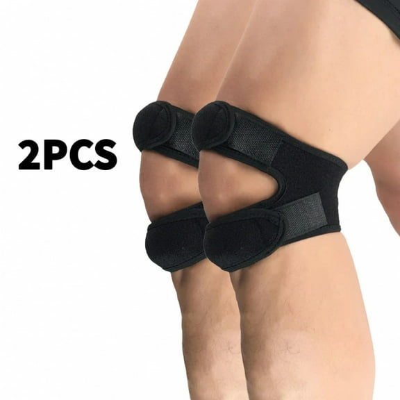 1PC Pressurized Knee Wrap Sleeve Support Bandage Pad Elastic Braces Knee Hole Kneepad Safety Basketball Tennis Cycling