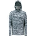 thumbnail image 6 of BASSDASH UPF 50+ Men’s Fishing Hoodie Shirts with Mask Camo UV Long Sleeve Moisture Wicking FS53M, 6 of 6