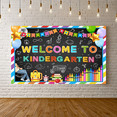 thumbnail image 5 of Colorful Design Welcome Banner School Photography Props for Kindergarten Classroom Kindergarten Party Baby Shower Event, 5 of 7
